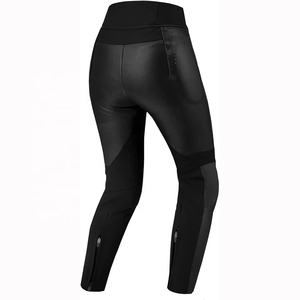 Pantalon legging moto pour femmes Leggings moto en polyester extensible dans les 4 sens pour dames Alaf Industries Made Biker Leggings - Product Image 3