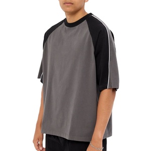 T-shirt de sport d'été personnalisable OEM de haute qualité à épaules tombantes, style streetwear, avec logo brodé – Créez votre propre design - Product Image 6