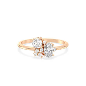 Bague en diamant de laboratoire certifié IGI REYES, cultivé par CVD, en or massif 14K ou 18K, cadeau de fiançailles ou de mariage, bijoux fins pour femmes - Product Image 2