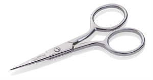 NGHIA Ensemble professionnel de manucure et de pédicure de haute qualité Ciseaux à sourcils ES-05 en acier inoxydable Pince à cuticules Finition gel polie - Product Image 2
