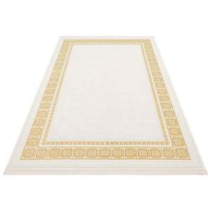 Tapis de zone moderne beige Netline CN004 Cunda 100 % acrylique, anti-peluchage, facile à nettoyer, durable, 80x150cm pour chambre, bureau, enfants - Home Depot - Product Image 3