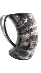 Chope à bière en corne traditionnelle de haute qualité avec un savoir-faire authentique Vaisselle en corne naturelle pour les collectionneurs et les bars à vendre - Product Image 3