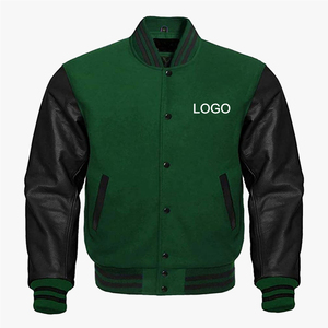 2025 Unisex Men's Polyester/Cotton Letterman Varsity <b>Jacket</b> College Stand <b>Patches</b> New Wholesale Bomber Baseball Outdoor Front - Product Image 6