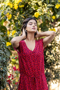 100% rayonne décontracté genou longueur écologique Floral sérigraphié Jaipur motifs ethniques fabriqués à la main respirant vêtements quotidiens taille - Product Image 6