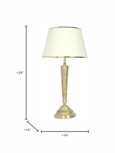 Lámpara de mesa de latón de la mejor calidad con estilo histórico y aspecto atemporal, ideal para la restauración del patrimonio y casas antiguas - Product Image 5