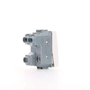 Interruttore bianco a singolo elemento 16A (Bticino Luna C4001L) - Product Image 2