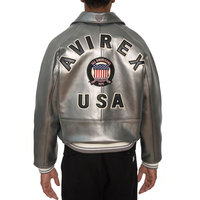 Nouvelles vestes Avirex en cuir de vachette véritable, coupe-vent, élégantes et de haute qualité, col montant – Sur mesure, pour l'extérieur, best-seller, style urbain