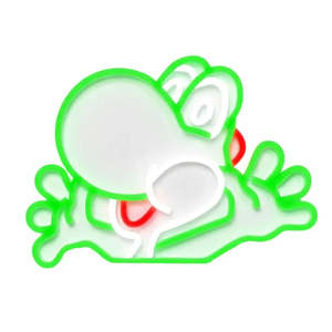 Enseigne néon personnalisée Yoshi Mario, lampe LED USB en silicone, 220V, lumières néon rouges pour chambre et publicité extérieure - Product Image 5