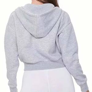 Vêtements de sport personnalisés, sweats à capuche décontractés, sweatshirts, sweatshirts à capuche zippés respirants pour femmes, streetwear de haute qualité - Product Image 2