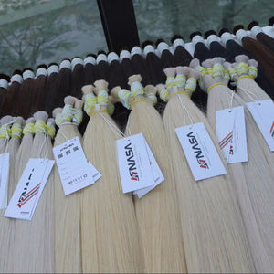 Precio al por mayor Extensiones de cabello a granel 100% cabello vietnamita 1 paquete 100 gramos Colores oscuros Super Doble dibujado 22 pulgadas Recto - Product Image 1