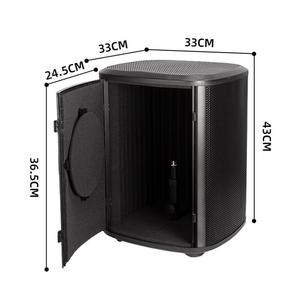 Cabina Vocal Insonorizada Portátil MA606 Yinyu con Aislamiento Acústico <span class=keywords><strong>para</strong></span> Grabación Profesional de Podcasts y <span class=keywords><strong>Voz</strong></span> en Off - Product Image 5