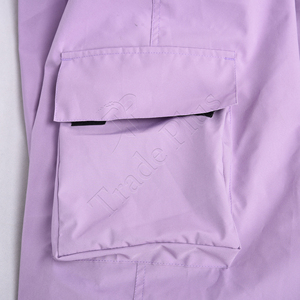 Pantalones de Nieve Cargo Impermeables de Lavanda, Corte Holgado, con Múltiples Bolsillos, Cintura Ajustable y Puños Elásticos, Logotipo Personalizado Disponible - Product Image 5