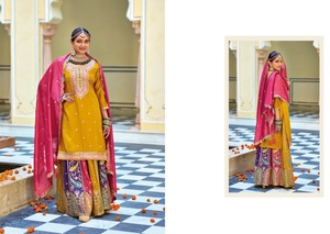 Nouvelle collection pakistanaise Sal-war Kameez dernière collection brodée en soie de qualité supérieure - Product Image 3