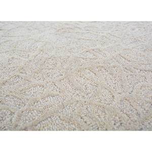 Tapis en laine tufté à la main classique Tra-1393, couleur ivoire, 4m, tissage plat avec motif Aubusson, pour couloir et pièce rectangulaire classique - Product Image 3