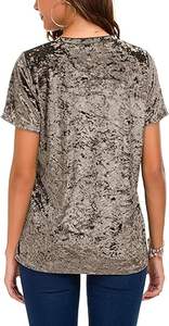 Camiseta de Manga Larga con Cuello Redondo de Terciopelo para Hombre, Venta al por Mayor OEM, Dobladillo Regular, Estilo Vintage, Talla Grande, Logotipo Personalizable, Transpirable y Ecológica - Product Image 5