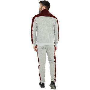 Ensemble de survêtement décontracté pour homme 2026, blocs de couleur, polyester, patchwork, fermeture éclair, jogging, respirant, séchage rapide, 2 pièces - Product Image 5