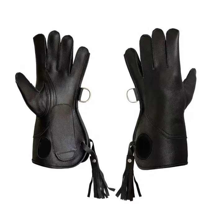 leather falconry glove for hawks Pure Leather Eagle Hunting birds Eagle Home Pets Trainer Gloves