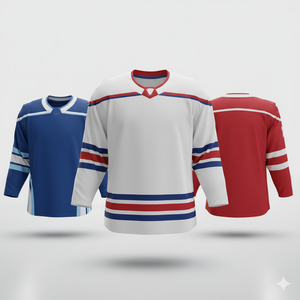 Camisetas de Hockey sobre Hielo Personalizadas de la Mejor Calidad con Bordado, Transpirables y de Secado Rápido, Colores Personalizados, Impresión por Sublimación Más Económica - Product Image 2