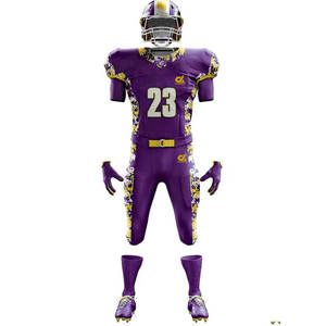 Uniformes de football américain de haute qualité 100% polyester, designs personnalisés, séchage rapide, respirants, toutes saisons, grandes tailles, nouvelle mode - Product Image 4