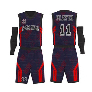 Maillot de basket-ball entièrement personnalisé réversible 2025 Unisexe Couleur conçue Imprimé par sublimation Respirant Séchage rapide Antibactérien - Product Image 5
