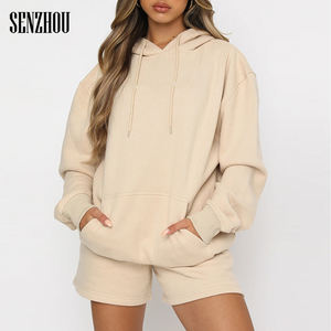 Hot Selling Fall Winter Woman's Long Sleeve Pullover Sweater High Quality <b>Purple</b> Hooded Jersey Mixed Textured Knit Breathable - Product Image 2