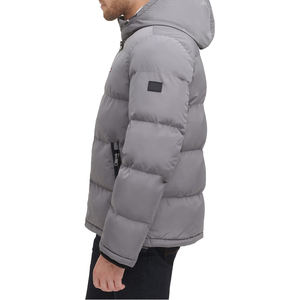 Meilleur prix Veste coupe-vent d'hiver sur mesure pour hommes Manteaux à bulles d'extérieur matelassés Taille plus grande Veste matelassée coupe-vent OEM Haute - Product Image 2