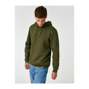 Sweat à capuche en coton mélangé de qualité supérieure, produit de base, fabriqué au Pakistan, respirant, pour hommes - Product Image 1