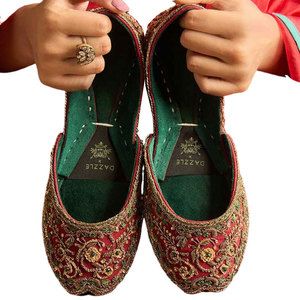 Best Selling Cheap Price Women Khussa Latest Fashion <b>Design</b> Custom Color Size Anti-Slippery High Quality Genuine Leather All - Product Image 1