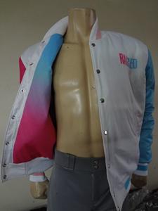 Chaquetas universitarias de alta calidad para hombre, uniforme de equipo de invierno con logotipo personalizado, chaqueta universitaria formal en blanco al por mayor, material polar cepillado - Product Image 4