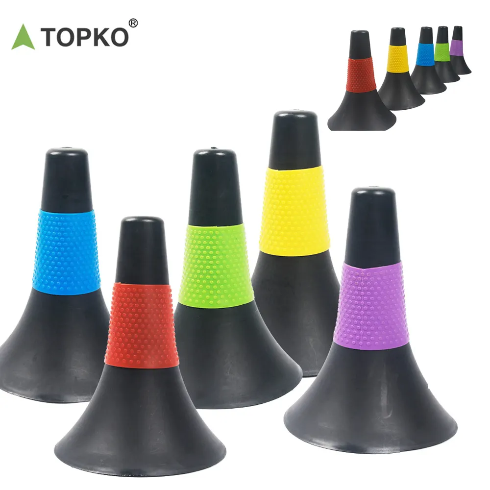 TOPKO Multifunctional Training Logo Bucket Football Training Equipment Bucket Basketball Training Sign Cone Sports Accessories