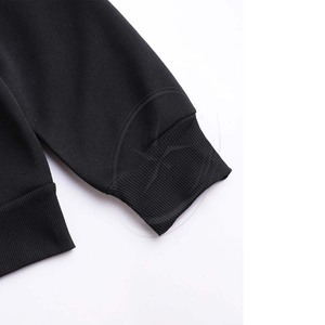 Pullover invernale <span class=keywords><strong>con</strong></span> immagine a <span class=keywords><strong>scheletro</strong></span> a manica lunga <span class=keywords><strong>felpa</strong></span> termica a girocollo di piccole dimensioni <span class=keywords><strong>nera</strong></span> tinta tinta unita - Product Image 5