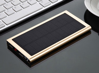 Le plus récent chargeur de batterie de téléphone portable Portable banque d'énergie solaire 8000mah 10W puissance de sortie banque de téléphone portable haute capacité
