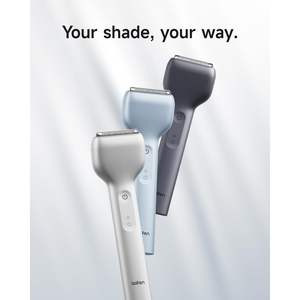 Tondeuse Électrique Étanche pour Hommes, Rasoir à Cheveux et Barbe Rapide, Utilisation Humide/Sèche IPX7 avec Guides, Alliage Métallique Gris pour le Visage - Product Image 5