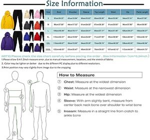 Unisex Midweight 500gsm Polyester/Cotton Breathable Windproof Eco-Friendly Boxy Hoodie Pants Customizable Logo Winter Plus Size - Product Image 5