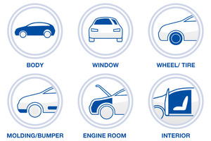 Cinta adhesiva SENSHA de 30mm para revestimiento de pulido de pintura - Product Image 2