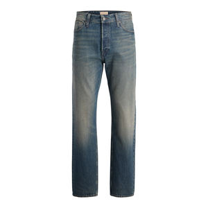 Jeans en denim baggy tendance pour homme Coupe décontractée ample Qualité supérieure Style élégant Vente en gros Mode de rue Pantalons décontractés extensibles OEM - Product Image 1