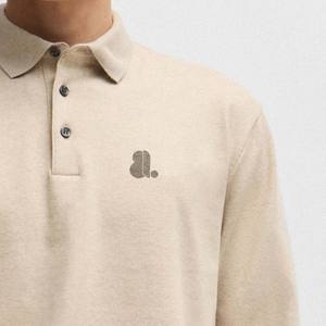 Camiseta Informal para Hombre 2026, Transpirable, de Fibra de Bambú, con Dos Botones, Tela Jersey con Estampado Personalizado - Product Image 6