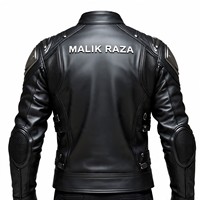 Veste en cuir de course de moto de qualité AA | Armure de niveau CE 2 | Cuir de vache véritable | Vente en gros de motard de sport