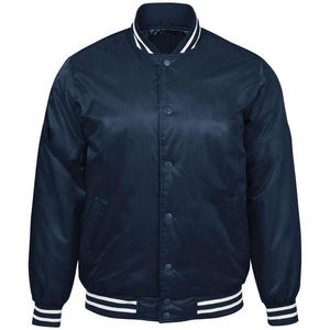 แจ็คเก็ตบอมเบอร์สำหรับผู้ชายเสื้อแจ็คเก็ตแบบมีซิปสำหรับฤดูหนาวเสื้อแจ็กเก็ตบอมเบอร์แขนยาวน้ำหนักเบาพิมพ์ลายโลโก้ออกแบบได้ตามต้องการ - Product Image 1