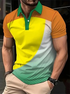 Moda deportiva de verano para hombre, informal, para Polo, transpirable, de secado rápido, 100% algodón, Jersey, patrón sólido, bádminton, tenis, Golf - Product Image 6