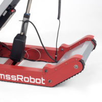 Robot EmssRobot-LEO pliable en aluminium robuste pour monter les escaliers, capacité de charge de 300 kg, outils de transport pour les racks de serveurs/données
