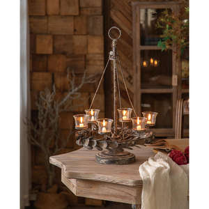 Candelabro para decoración moderna del hogar, portavelas de metal ideal para crear un ambiente tranquilo durante eventos - Product Image 2