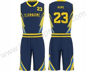 Conjunto de Uniforme de Baloncesto Personalizado para Hombre, Transpirable, de Secado Rápido, Ligero, Ecológico, Sin Mangas, 100% Poliéster - Product Image 5