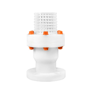 Vanne à clapet manuelle résistante aux acides de 4 pouces, en plastique, type douille de levage, vanne de refoulement sous-marine, bride PP, OEM - Product Image 2