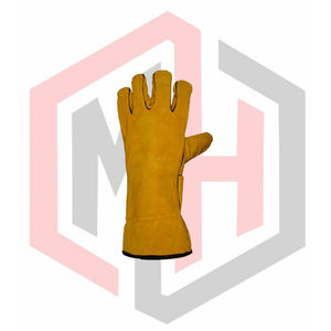 Gants de soudage en cuir de vache jaune, sécurité complète, antistatiques, sans silicone, flexibles, respirants, résistants aux déchirures, résistants à l'usure - Product Image 2