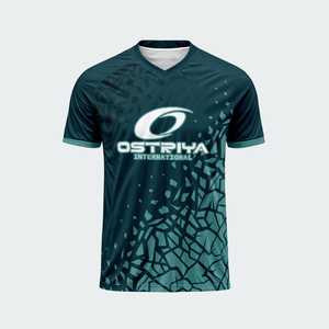 Personalized Team Football Digital Printing Front Logo Unisex <b>Soccer</b> Jersey Quick Dry Lightweight Plus Size Crew Neck Breathable - Product Image 2