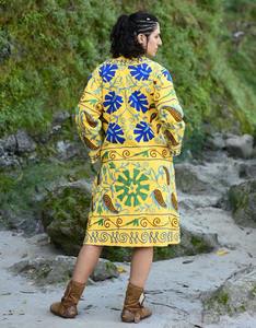 Chaqueta bordada Suzani de algodón para trabajo manual indio, abrigo para mujer, chaqueta de trabajo de hilo Suzani, el mejor regalo para mujer - Product Image 2