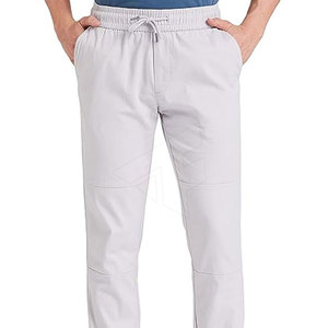 Pantalon de survêtement personnalisé pour homme en coton épais, coupe décontractée, vente en gros - Product Image 3
