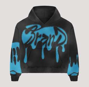 Pantalon de survêtement évasé vintage lavé à l'acide pour hommes, ensemble de sweat à capuche Streetwear sérigraphié survêtement d'hiver délavé au soleil - Product Image 4