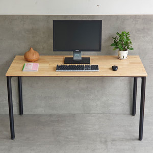 Interlocking Assembly Rubber Wood 140x60cm <b>Computer</b> <b>Desk</b> for OMA II Series HBOM203 - Product Image 2
